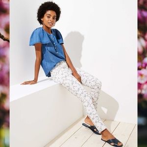 LOFT Jeans - Loft Spring Floral Modern Skinny Jeans - So cute!! LOFT Jeans - Loft Spring Floral Modern Skinny Jeans - So cute!!